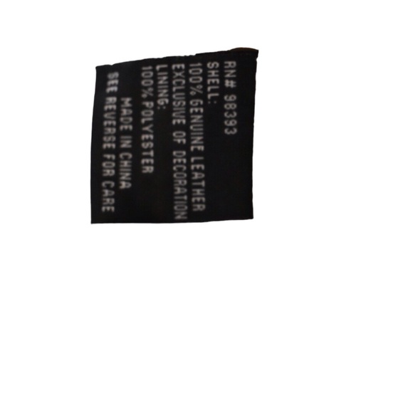 Vintage Pamela McCoy Snake  Printed Fringe Leather Jacket - Picture 6 of 8